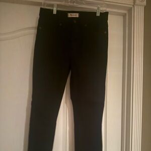 Madewell raw hem Black Pants